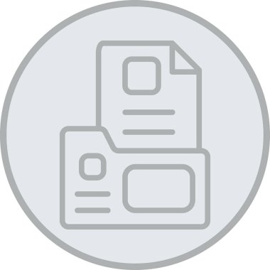 belge simgesi vektör illüstrasyonu