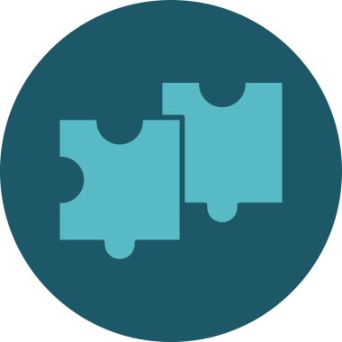 bulmaca parçası vektör illüstrasyonu