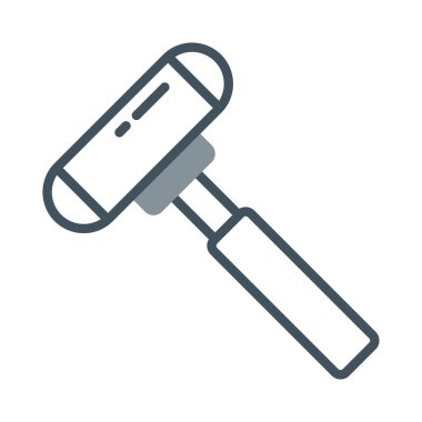 Çekiç ikonu vektör illüstrasyonu