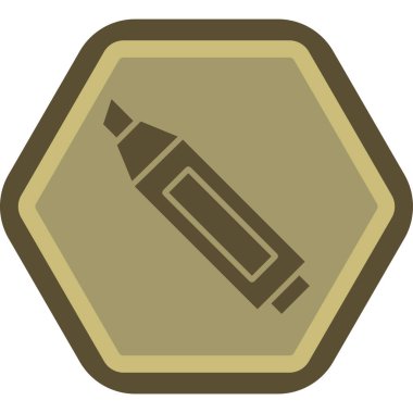 Pusula simgesinin vektör illüstrasyonu