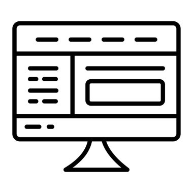 tarayıcı bilgisayar izleyici simgesi, özet biçimi