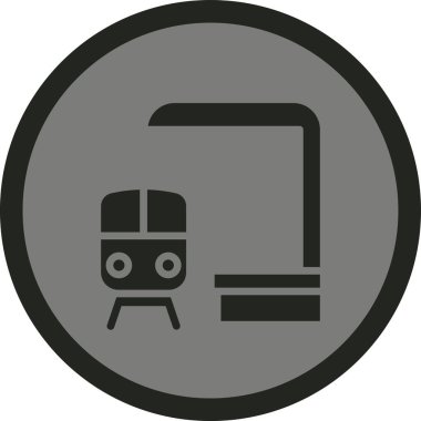 Projeniz için vektör tren simgesi