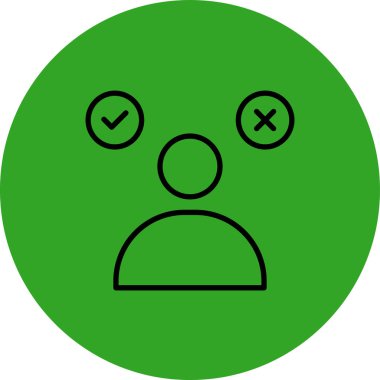 emoji simgesinin vektör illüstrasyonu