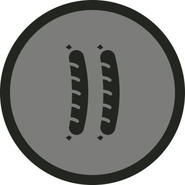 Gıda simgesinin vektör illüstrasyonu