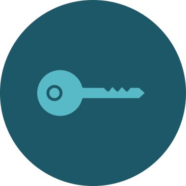 Anahtar simgesi vektör illüstrasyonu