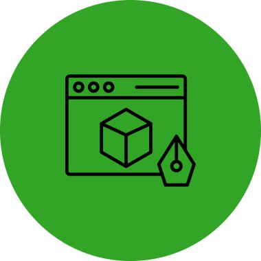 Kişisel ve ticari kullanım için vektör web simgesi