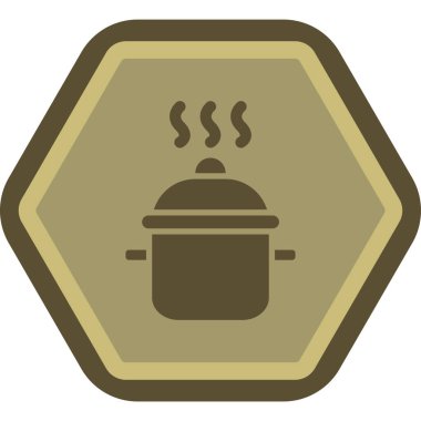pişirme tencere vektör çizim