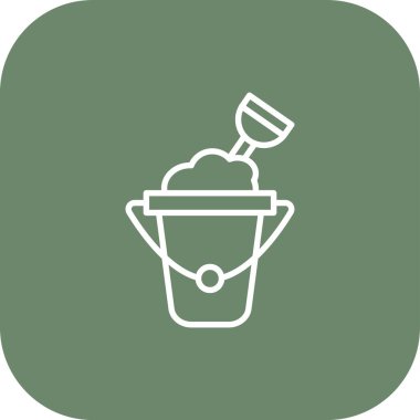 Krem simgesi, vektör illüstrasyonu