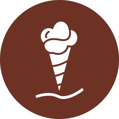 Bir dondurmanın vektör çizimi