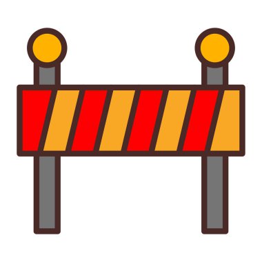 Lunapark simgesi, basit vektör illüstrasyonu