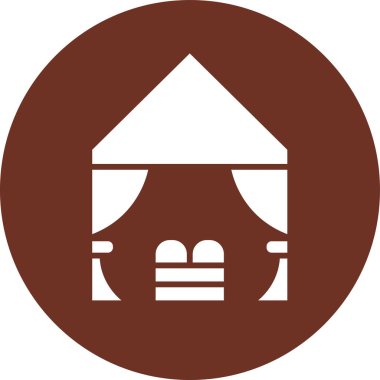 Modern yapı simgesinin vektör illüstrasyonu