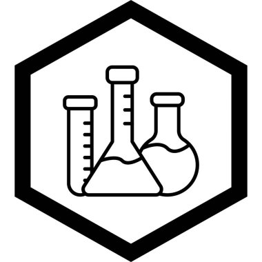 Bir kimyasal simgenin vektör illüstrasyonu
