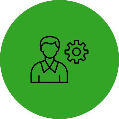 Modern simgenin vektör illüstrasyonu