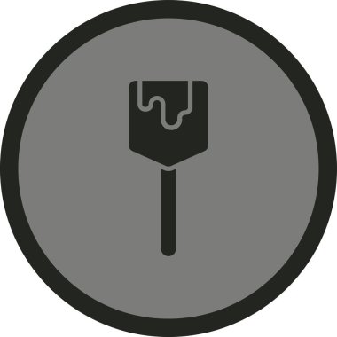 Bahçe simgesinin vektör illüstrasyonu