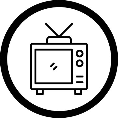 TV web simge vektör