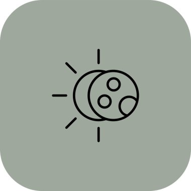 İllüstrasyon Güneş Enerjisi Simgesi