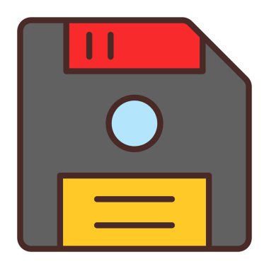 veri dizini düz simgesi, vektör, illüstrasyon