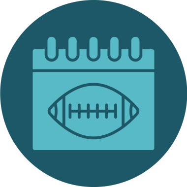 Futbol. Web simgesi basit illüstrasyon