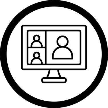 seo modern simgesinin vektör illüstrasyonu