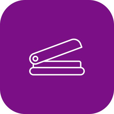 Zımba simgesinin illüstrasyon vektör tasarımı.