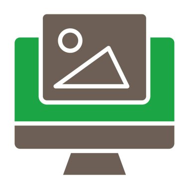 Web simgesi önizlemesi, vektör illüstrasyonu