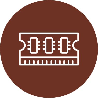 Modern simgenin vektör illüstrasyonu