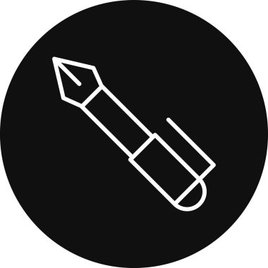 kalem simgesi vektör illüstrasyonu