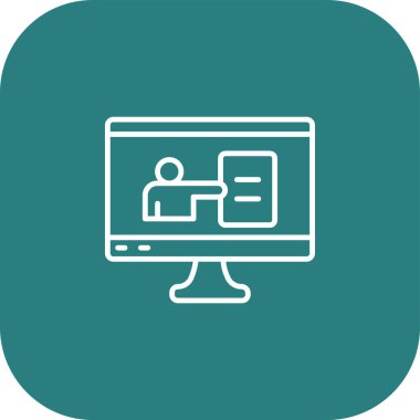 bilgisayar simgesi vektör illüstrasyonu