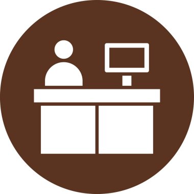 Vektör çizim ofis binası