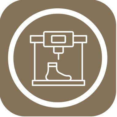 Modern simgenin vektör illüstrasyonu