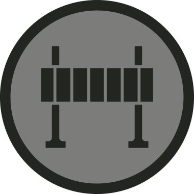 davul. Web simgesi basit illüstrasyon