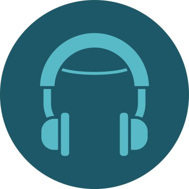 vektör kulaklık simgesi illüstrasyonu