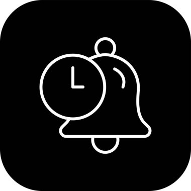 Saat Simgesi Soyut Arkaplanda İzole Edildi