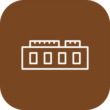 vektör oluşturma simgesi, basit web illüstrasyonu