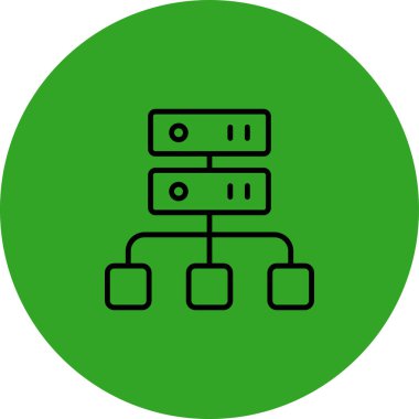 ağ simgesi, vektör illüstrasyonu
