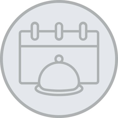 Gıda simgesinin vektör illüstrasyonu