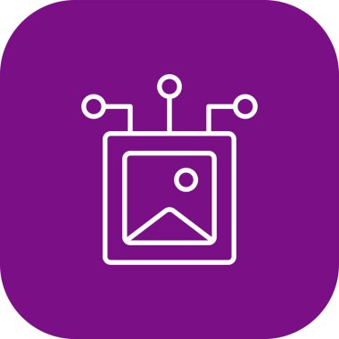 Eşsiz Kamera Vektör Satırı Simgesi