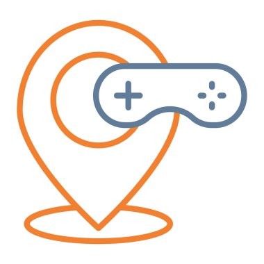 Bir çubuk oyunu simgesinin vektör çizimi