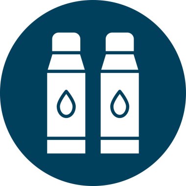 Süt simgesinin vektör illüstrasyonu