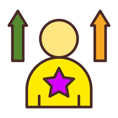 kullanıcı. Web simgesi basit illüstrasyon