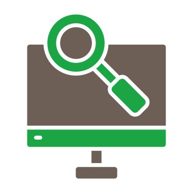 Arama glif renk simgesi