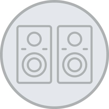 hoparlör vektör illüstrasyonu