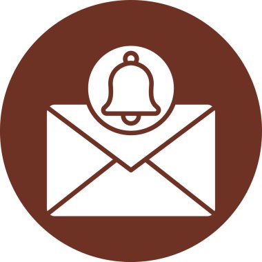 Zil. Web simgesi basit illüstrasyon