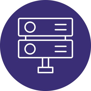 vektör lcd simgesi illüstrasyonu