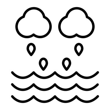 Bulut. Web simgesi basit illüstrasyon