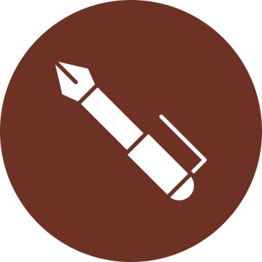 Fırça simgesi vektör illüstrasyonunu boya