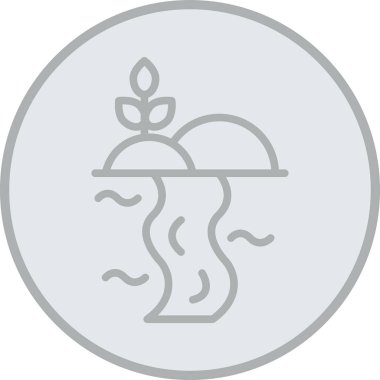 bitki simgesi vektör illüstrasyonu