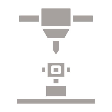 Beyaz arkaplanda mutfak karıştırıcı simgesi