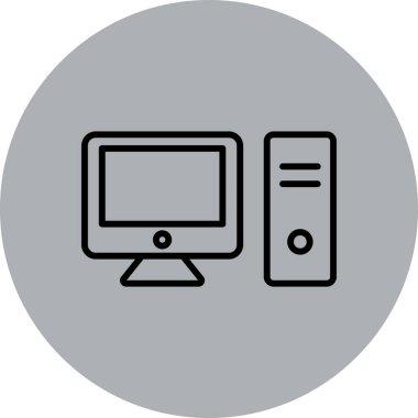 Vektör dizüstü bilgisayar Ico, vektör illüstrasyonu