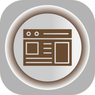 vektör tarayıcı pencere simgesi